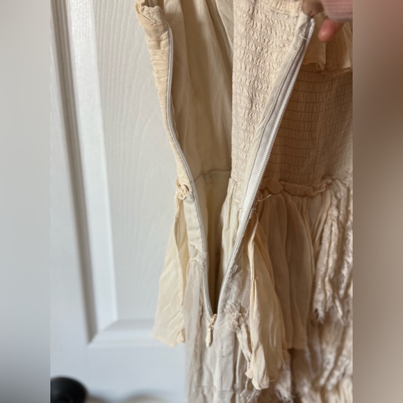 Anthropologie Corset Tiered Lace Ruffle Dress Size Medium - Picture 13 of 15